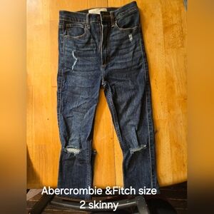 Abercrombie & Fitch Midnight Blue Skinny Jeans
